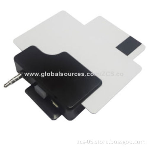 EMV L1/2-certified MSR+IC Mobile Credit Card Reader, 3DESDUKPT Encrypted,Replaceable Lithium Battery
